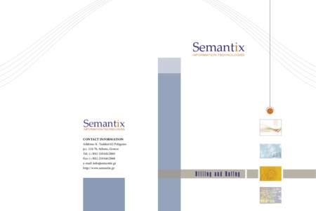 Semantix INFORMATION TECHNOLOGIES Semantix INFORMATION TECHNOLOGIES