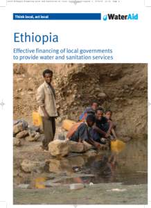 12168 Ethiopia Financing water and sanitation at local levels report:Layout 1