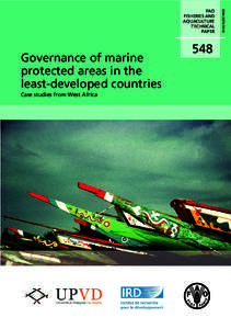 Governance of marine protected areas in the least-developed countries Case studies from West Africa  548