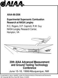 AIAA[removed]Experimental Supersonic Combustion Research at NASA Langley