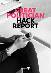 GREAT POLITICIAN HACK REPORT  freedome.f-secure.com