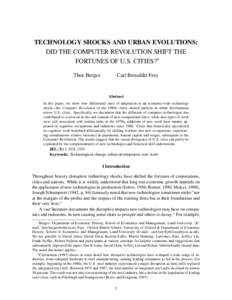 Technology / Economy / Business / Information technology / Economic growth / Human resource management / Industrial and organizational psychology / Job analysis / Educational technology / Emerging technologies / Productivity improving technologies / Computer