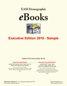 Executive EditionSample  Executive 2016 Edition © 2016 Easy Analytic Software Inc.