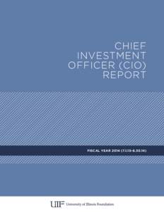 CHIEF INVESTMENT OFFICER (CIO) REPORT  FISCAL YEAR–)