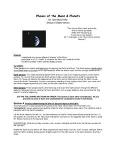 Observational astronomy / Phases of the Moon / Eclipses / Lunar phase / Astronomy on Mars / Full moon / Venus / Solar eclipse / Daytime / Astronomy / Astrology / Moon