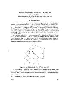 Number theory / Matching / Pólya enumeration theorem / Szemerédi regularity lemma / Mathematics / Collatz conjecture / Conjectures