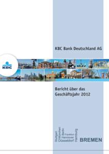 KBC Bank Deutschland AG  Bericht über das