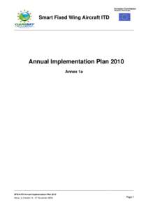 Microsoft Word - SFWA 2010 Annual Implementation Plan Annex 1a version1b_091127