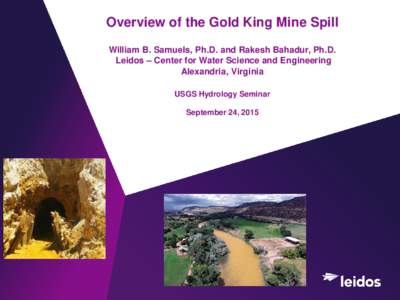 Environment of the United States / Gold King Mine waste water spill / Navajo Nation / United States Environmental Protection Agency / Natural environment / United States / Animas River / Elk River chemical spill