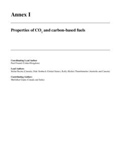 Annex I: Properties of CO2 and carbon-based fuels  383 Annex I Properties of CO2 and carbon-based fuels