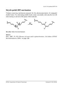 IUPAC Gold Book - bicycle-pedal (BP) mechanism