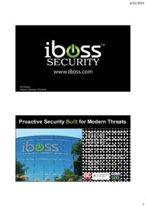 Microsoft PowerPoint - iBoss Security Solution Overview