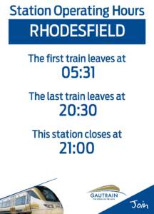 RHODESFIELD FIRST AND LAST TRAIN