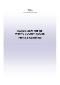 HARMONISATION OF WIRING COLOUR CODES Practical Guidelines Acknowledgments: We are grateful to the IEE for their permission to reproduce sections of BS 7671 and The Electrician’s Guide
