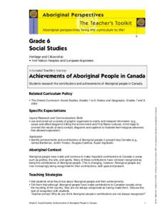 Ethnic groups in Canada / Indigenous peoples of North America / First Nations / Métis people / National Aboriginal Achievement Foundation / Aboriginal Canadian personalities / Americas / Aboriginal peoples in Canada / History of North America