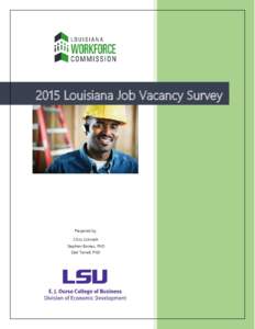 2015 Louisiana Job Vacancy Survey