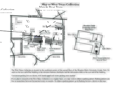 Map to West Texas Collection Ca mp us d.