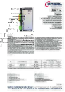 DSV 11x Digitaler Servo-Verstärker 
