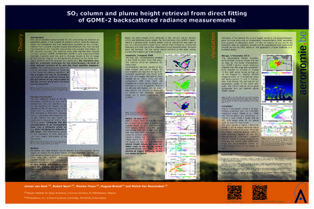 SO2 column and plume height retrieval from direct fitting of GOME-2 backscattered radiance measurements Introduction The use of satellite measurements for SO2 monitoring has become an important aspect in the support of a