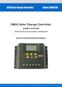 JUTA Solar Charge Controller  Model :CM5024Z - -- -- - -- -- -- - -- -- - -- -- - -- -- - -- -- -- - -- -- - -- -- - -- -- - -- -- -- - -- -- - -- -- - -- -- - -- -- -- - -- -- - -- -- - -- -- - -- -- -- - -- -- - -- -- 