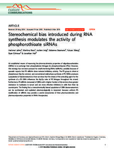 ARTICLE Received 29 May 2014 | Accepted 19 Jan 2015 | Published 6 Mar 2015 DOI: [removed]ncomms7317  OPEN