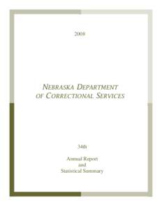 2008  NEBRASKA DEPARTMENT OF CORRECTIONAL SERVICES  34th