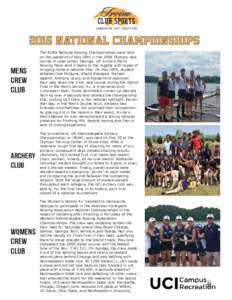 Sports in the United States / Camden County /  New Jersey / Intercollegiate Rowing Association / Rowing / Sports / College rowing / University of Oregon Rowing Team