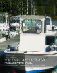 photo by monica allard cox  Progress Report 2014 THE RHODE ISLAND SHELLFISH MANAGEMENT PLAN: