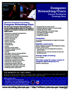 Computer Networking/Cisco Career Technical Training Area