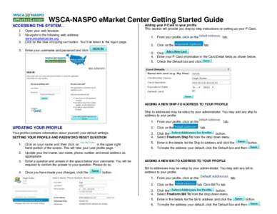 Microsoft Word - WSCA Getting Started Quick Reference Guide