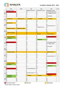 Academic Calendar[removed]AUG JUL