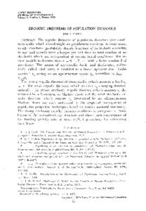 Stochastic processes / Mathematics / Ergodicity / Law of large numbers / Information theory / Maximal ergodic theorem / Alexandra Bellow / Statistics / Ergodic theory / Probability theory