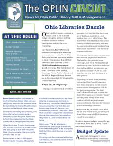 Volume 2 Number 1 Winter 2005 Ohio Libraries Dazzle
