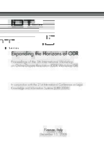 IDT  Series Expanding the Horizons of ODR Proceedings of the 5th International Workshop