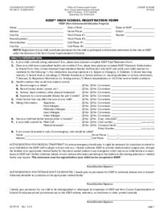 (COUNSELOR CONTRACT	 ON BACK - PLEASE SIGN) Office of Christine Lizardi Frazier
