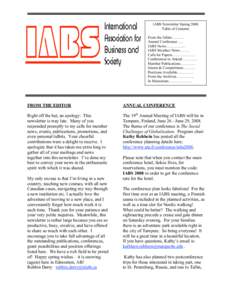 newsletter in process - draft 2