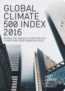 GLOBAL CLIMATE 500 INDEX 2016