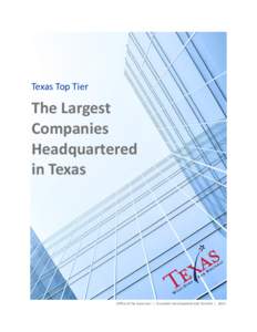 Texas Top Tier  The Largest Companies Headquartered in Texas