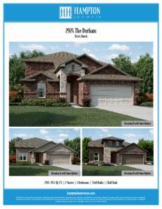 2924 The Durham Travis Ranch Elevation D with Stone Option  Elevation A with Stone Option