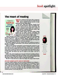 book spotlight The Heart of Healing W  {
