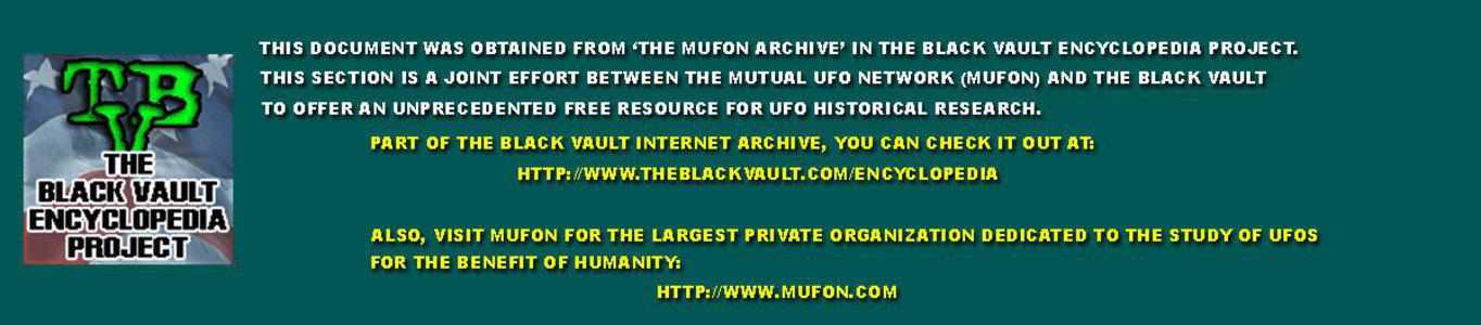 MUTUAL UFO NETWORK  UFO JOURNAL