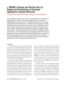 Fiber-optic communications / Theoretical computer science / Technology / Routing / Wavelength-division multiplexing / Shortest path problem / Optical fiber / Optical mesh network / Routing and wavelength assignment / Telecommunications / Network architecture / Multiplexing