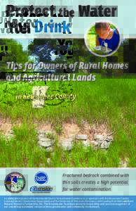 Drink Tips for Owners of Rural Homes and Agricultural Lands in Kewaunee County  Fractured bedrock combined with