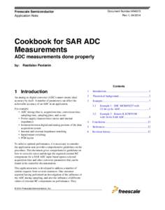 Cookbook for SAR ADC measurements