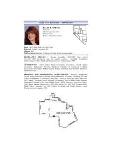 LEGISLATIVE BIOGRAPHY — 2009 SESSION  ELLEN B. SPIEGEL Democrat Clark County Assembly District No. 21