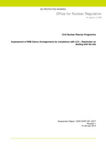 ONR Assessment Report ONR-<prg>-AR-12-nnn