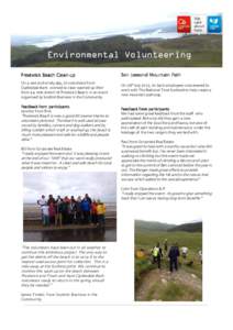 NAGE Environmental Volunteering