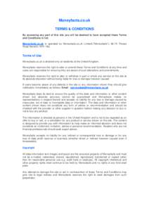 Microsoft Word - Moneyfacts co uk Terms  Conditions April 2014