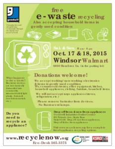 Free electronics recycling event