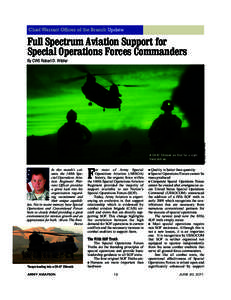 Commandos / United States Special Operations Command / 160th Special Operations Aviation Regiment / United States special operations forces / Special Operations Force / United States Army Aviation Center of Excellence / Boeing CH-47 Chinook / United States Army Special Operations Command / Joint Special Operations University / Counter-terrorism / Military organization / United States Department of Defense